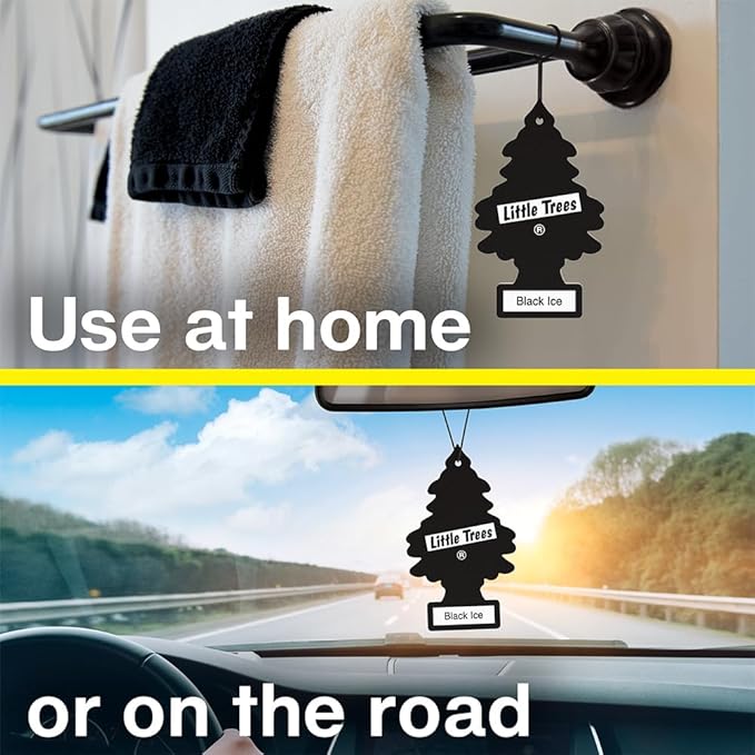 LITTLE TREES Car Air Freshener | Hanging Tree Provides Long Lasting Scent for Auto and Home | 24 Air Fresheners |Be Kind