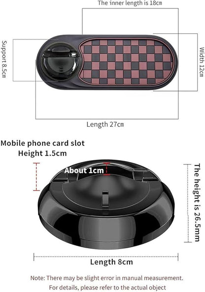 2026 New Multifunctional Car Dashboard Mobile Phone Holder Anti Slip Phone Mat for Car Rotatable Car Dashboard Accessories wi