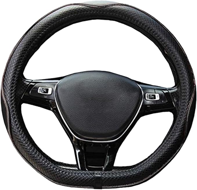 Mayco Bell Flat Bottom Steering Wheel Cover Anti-Slip,Safety,Soft,Breathable,Durable,Full Surround,Comfortable Grip Microfibe