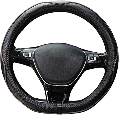 Mayco Bell Flat Bottom Steering Wheel Cover Anti-Slip,Safety,Soft,Breathable,Durable,Full Surround,Comfortable Grip Microfibe