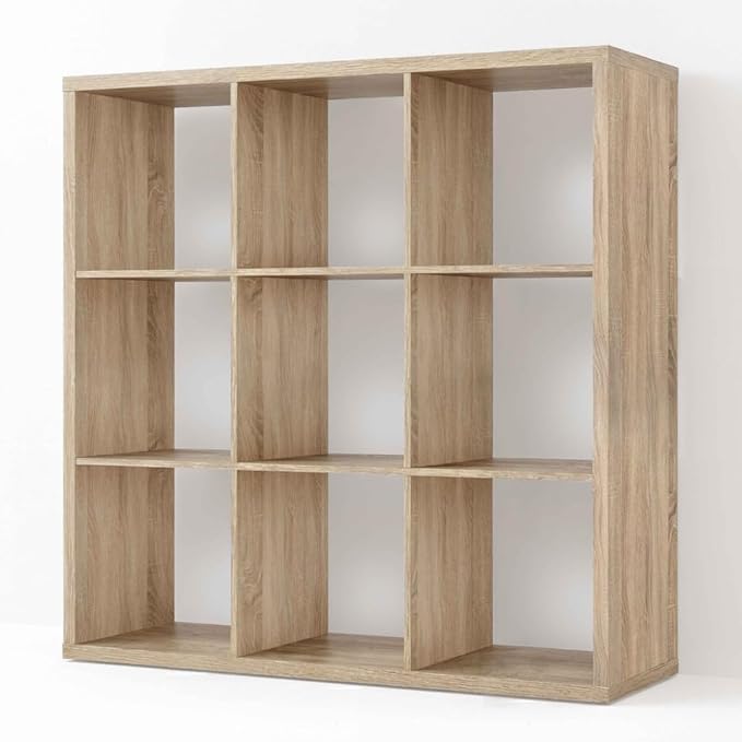 CAPHAUS Sturdy Room 13-Inch Cube Storage Organizer Shelf, with Extra Thick Exterior Edge, Open Storage Shelf Divider, Bookcas