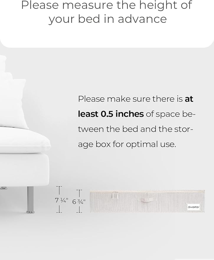 Underbed Storage Bins with Storage Bins