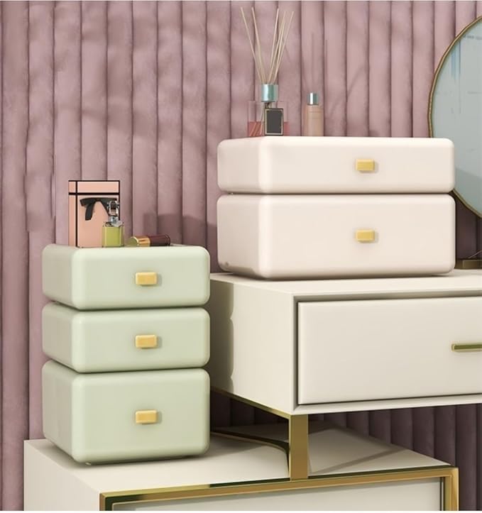 Makeup Organizer Storage Box Makeup and Skin Care Products Desktop Dresser Entrance Drawer Storage Cabinet Office Organizatio