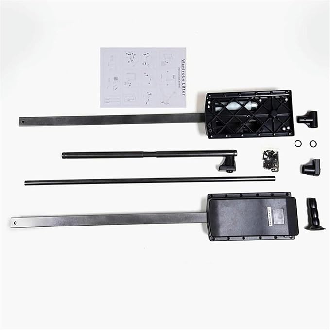 Pull-down Wardrobe Clothes Rail - Extendable Pull Out Closet Rod, Extendable Wardrobe Rail Tube Rod, Hanging Rod For Closet S