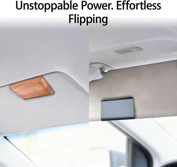 Car Air Freshener Visor Clip Compatible with Drift Car Air Freshener, Auto Accessories, Vehicle Sun Visor Metal Clip, Black, 