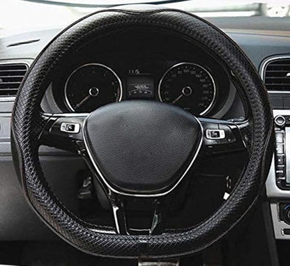 Mayco Bell Flat Bottom Steering Wheel Cover Anti-Slip,Safety,Soft,Breathable,Durable,Full Surround,Comfortable Grip Microfibe