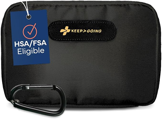KeepGoing Travel First Aid Kit for Car, Home, Hiking, Camping and Outdoor Emergencies - First Aid Kit Travel Size TSA-Approve