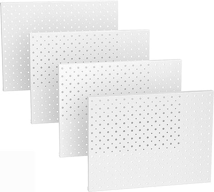 EVERHANGER Metal Pegboard Panels, Heavy Duty Pegboard Wall Organizer, Garage Wall Panels, Tool Storage Organization, 12"X16",