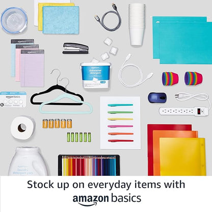 Amazon Basics 4 Cube Wire Grid Storage Organizer, Closet Organizer and Shelves, Stackable, Space-Saving, Easy to Assemble, 14