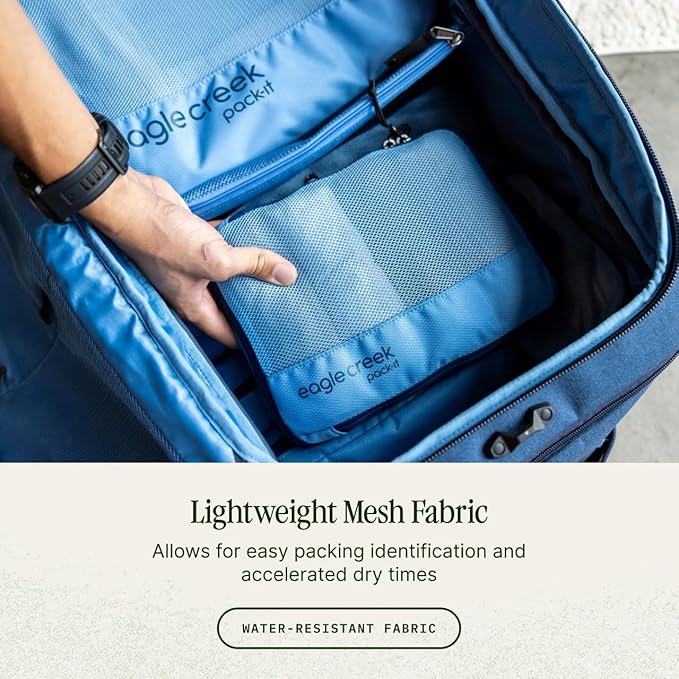 Eagle Creek Pack-It Specter Compression Packing Cubes - Durable, Ultra-Lightweight and Water-Resistant Ripstop Fabric Suitcas