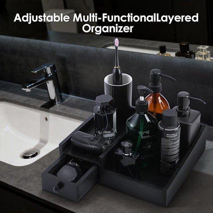 Forest Angle Organizer for Men,Bathroom Countertop Organizers,Perfume Organizer,Cologne Organizers,Bathroom Storage,Perfume S