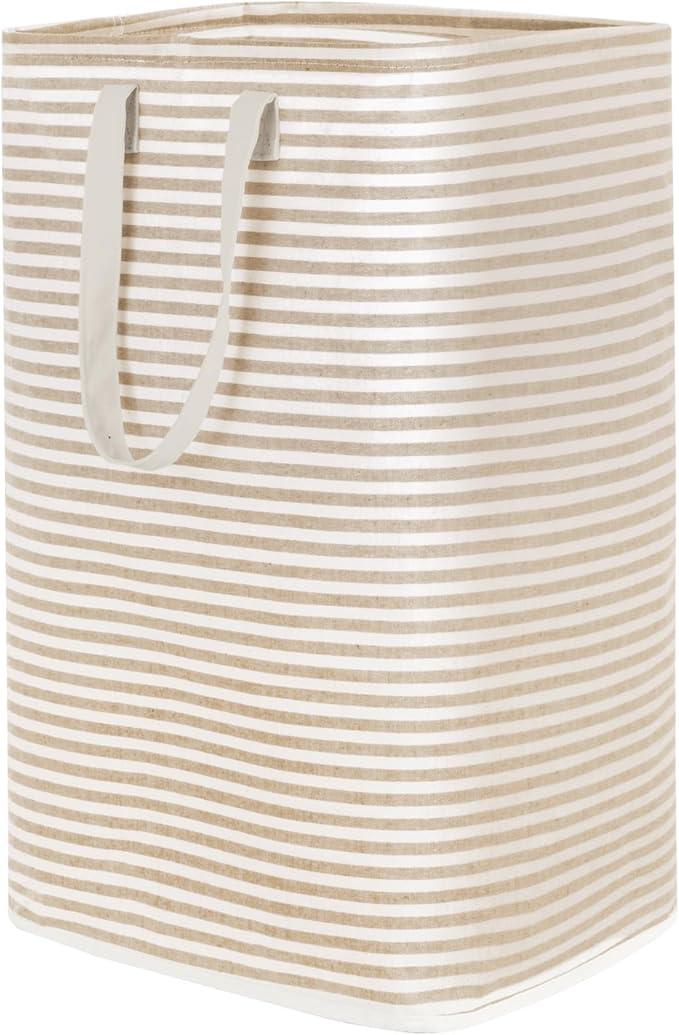Lifewit 1 Pack Laundry Basket 80L Each, Collapsible Clothes Hamper with Reinforced Handles, Freestanding Waterproof Design fo