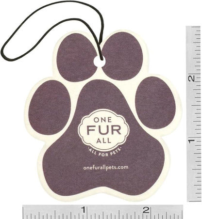 One Fur All Pet Car Air Freshener - Holidays Pack of 4 - Non-Toxic & Pet-Friendly Odor Eliminator For Small Spaces