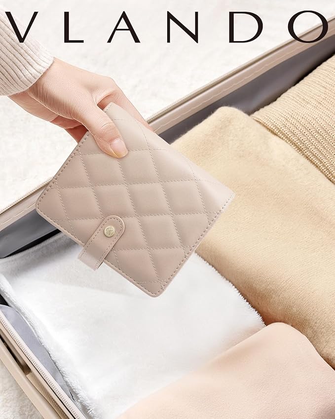 Vlando Travel Jewelry Case,Portable Jewelry Organizer Storage Book with Clear Zipper Velvet Jewelry Pouch Bag Gifts for Trave