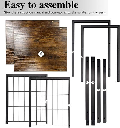 3-Tier Metal Shoe Rack with Wood Top - Durable & Space-Saving Shoe Organizer,Industrial Shoe Organizer Shelf Bench Storagefor