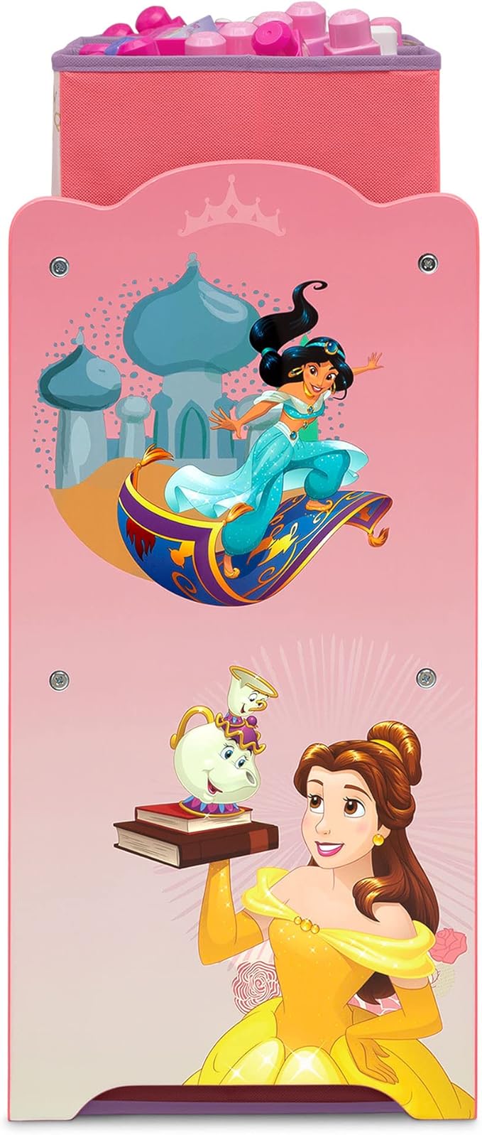 Delta Children Design & Store 6 Bin Toy Storage Organizer, Disney Princess