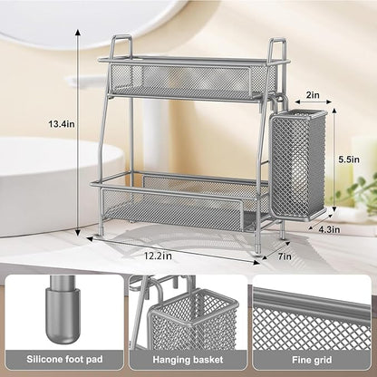 LEMIKKLE Spice Rack Organizer for Kitchen Counter, Spices Organizer and Storage Seasoning Organizer for Cabinet, Kitchen Meta