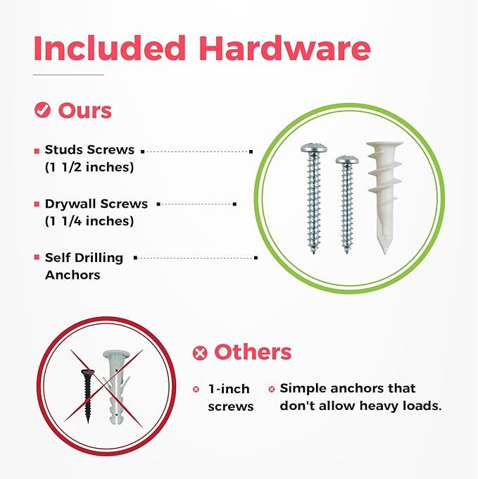 TIDYME Garage Tool Organizer Wall Mount - 96 inches - Sturdy Storage Rack with Adjustable Hooks, Anti-Rust - Easy Installatio