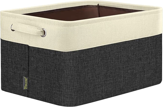 BALEINE 1 Pack Fabric Closet Storage Bins for Shelves, Linen Closet Organizers and Storage, Decorative Baskets for Organizing