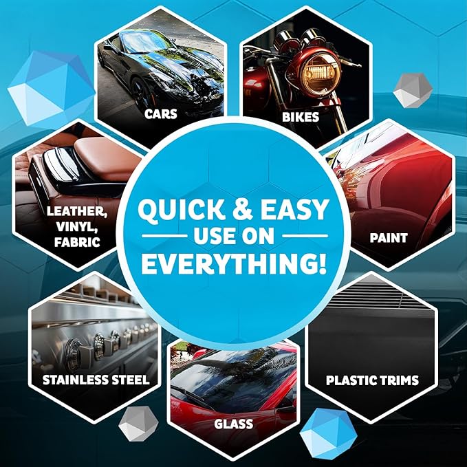 MAXLONE ™ Car Spray with Triphene® Technology, Quick Spray & Wipe Waterless Detailer - Clean, Shine, Protect Paint, Glass, Wh