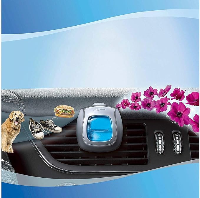 Febreze Car Vent Clip Air Freshener - Limited Edition Holiday Collection - Fresh-Cut Pine - 1 Count Vent Clip Per Package - P