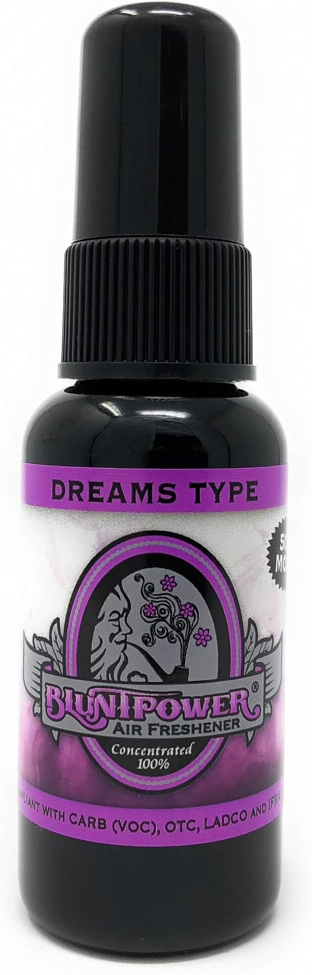 BluntPower (Dreams, 1 Pack) Concentrated Air Freshener for Room and Car Spray - Oil-Based Diffuser Spray Bottle - Long-Lastin