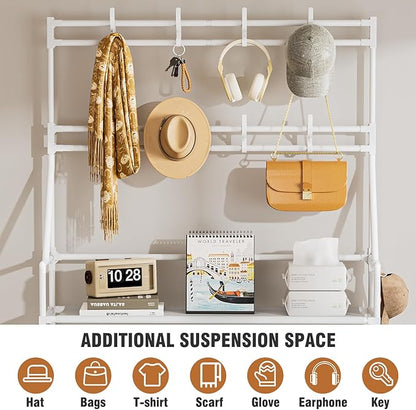 OYREL Shoe Rack 6 Tier Shoes Organizer 24-30 Pairs Shoe Racks for Closet Front Door Entrance Large Capacity Space Saving Shoe