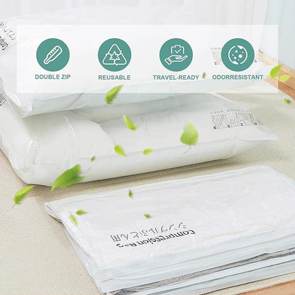 Travel Vacuum Storage Bags with Electric Pump, Multiple Combinations Travel Packing Bags for Luggage and Suitcase, Carry-on S