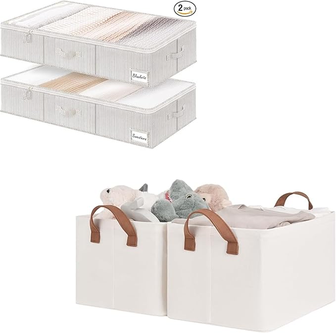 Underbed Storage Bins with Storage Bins