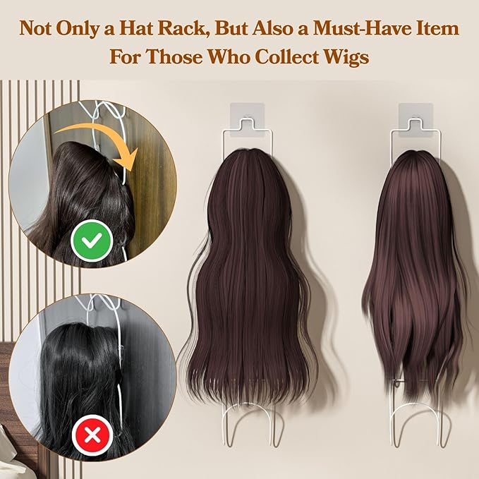 10 Pack Over The Door Hat Organizer for baseball caps | Multi-Functional Baseball Hat Rack for Closet | Wall Mounted Hat s to