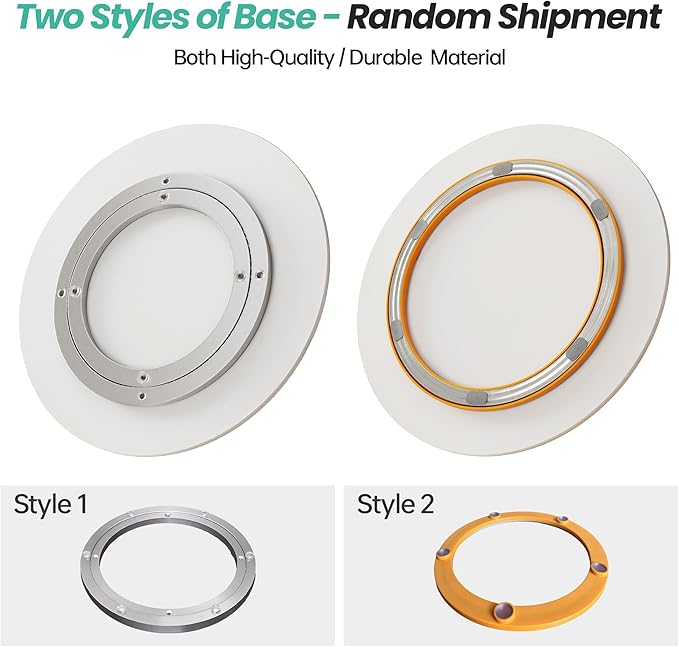 31.5" Lazy Susan Turntable – 360° Sinteredstone Silent Anti-Slip Turntable, Table Top Centerpiece for Kitchen, Pantry, Spice 