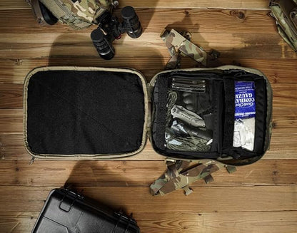 KRYDEX Clear Top Insert Bag with Hook Panel Tactical Packing Cube Travel Organizer Bag (Small)