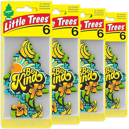 LITTLE TREES Car Air Freshener | Hanging Tree Provides Long Lasting Scent for Auto and Home | 24 Air Fresheners |Be Kind