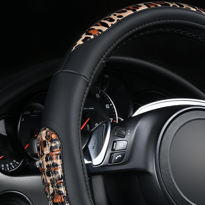 Flying Banner car Steering Wheel Cover Gel Massage Velvet Cool Warm Universal Size 15 inches SUV Truck Anti Slip Odorless Sum