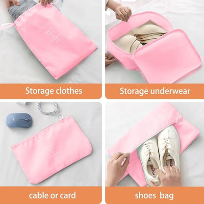 8 Set Packing Cubes for Suitcase, Packing Cubes for Carry on Suitcases, Luggage Organizer for Travel Essentials, Large Mesh L