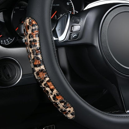 Flying Banner car Steering Wheel Cover Gel Massage Velvet Cool Warm Universal Size 15 inches SUV Truck Anti Slip Odorless Sum