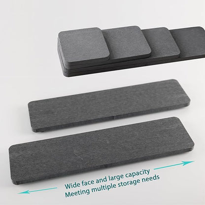 NiuYichee 2 Pcs Water Absorbing Stone Trays, Kitchen/Bathroom Sink Soap Dish, Diatomite Tray Used for Hand Soap & Cosmetic Bo