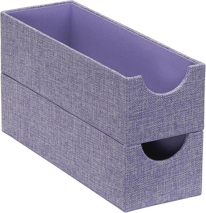 Household Essentials 2-Pack of Drawer Organizers, Sturdy Chipboard With Soft Polyester Cover, Handy and Fashionable Organizat