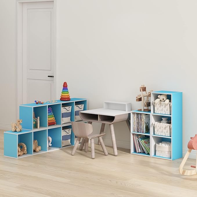 Furinno PASIR Book Shelf, 2-Tier Modern Bookshelf, Open Shelves Bookcase 9 x 12 x 21, Easy Assembly, for Living Room, Bedroom