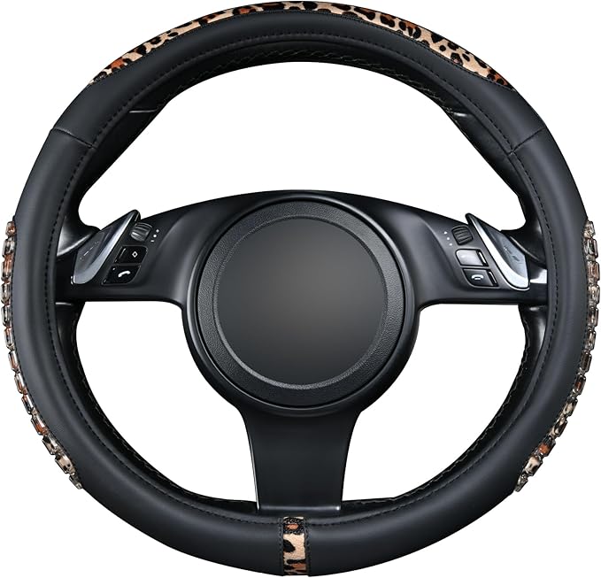 Flying Banner car Steering Wheel Cover Gel Massage Velvet Cool Warm Universal Size 15 inches SUV Truck Anti Slip Odorless Sum