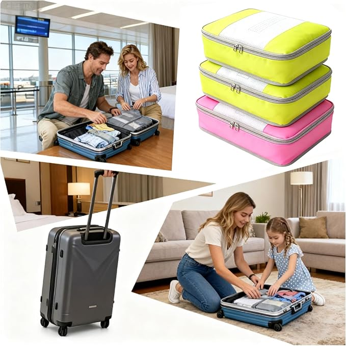 Packing Cubes for 26" Suitcase Travel Luggage Organizers - Travel Organizer Bags Luggage Clothes Accessories Storage Carry on