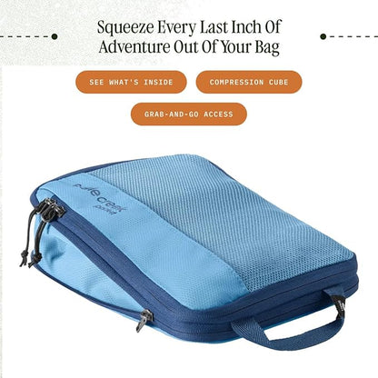 Eagle Creek Pack-It Specter Compression Packing Cubes - Durable, Ultra-Lightweight and Water-Resistant Ripstop Fabric Suitcas