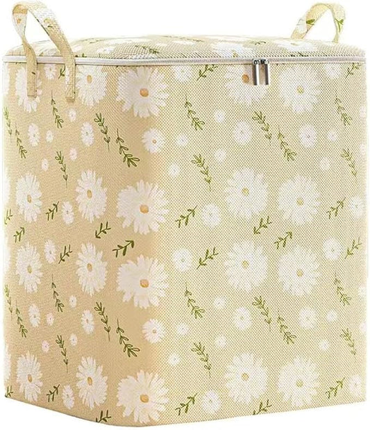 Clothes Storage Bag, Non-Woven Clothes Quilt Foldable Storage Bag, Multipurpose Large Capacity Lightweight Portable Wardrobe 