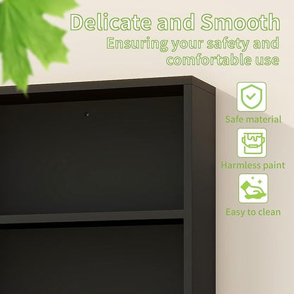 Medicine Cabinet, Wooden Bathroom Wall Cabinet with 2 Doors, Adjustable Shelves & Towel Bar, Over Toilet Storage Cabinet Wall