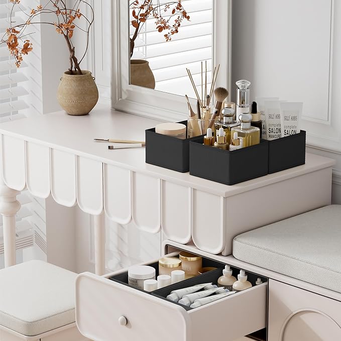 DIMJ Drawer Organizer Clothes Storage- 18 Pack Baby Dresser Organizer for Nursery, Foldable Closet Drawer Organizer Bins for 
