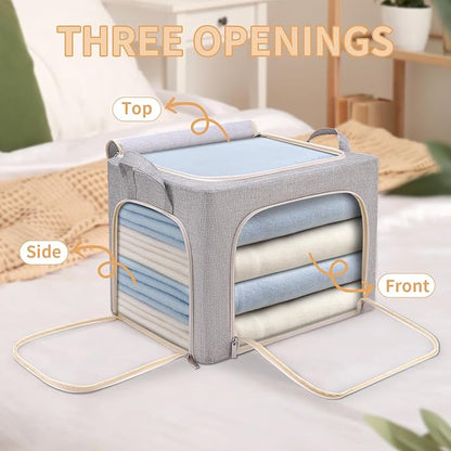 combocube 4 Pack Comforter Storage Bag and 3 Pack Clothes Storage Bins
