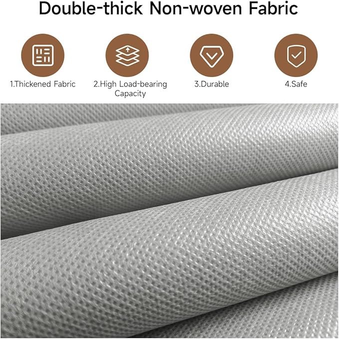 2 Pack Over Door Organizer, Over The Door Storage, 4 Shelf Hanging Door Organizer with 6 Mesh Pockets, 35 lbs Capacity Hangin