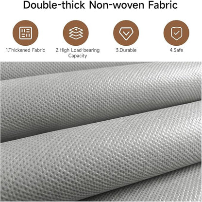 2 Pack Over Door Organizer, Over The Door Storage, 4 Shelf Hanging Door Organizer with 6 Mesh Pockets, 35 lbs Capacity Hangin