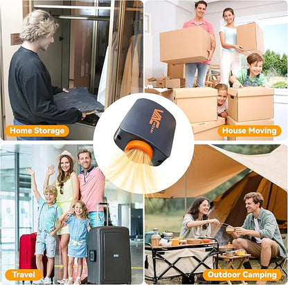 Travel Vacuum Bags for Clothing with Rechargeable Cordless Pump,Vacuum Storage Bags,15 Pack Vacuum Bags,Compression Packing f