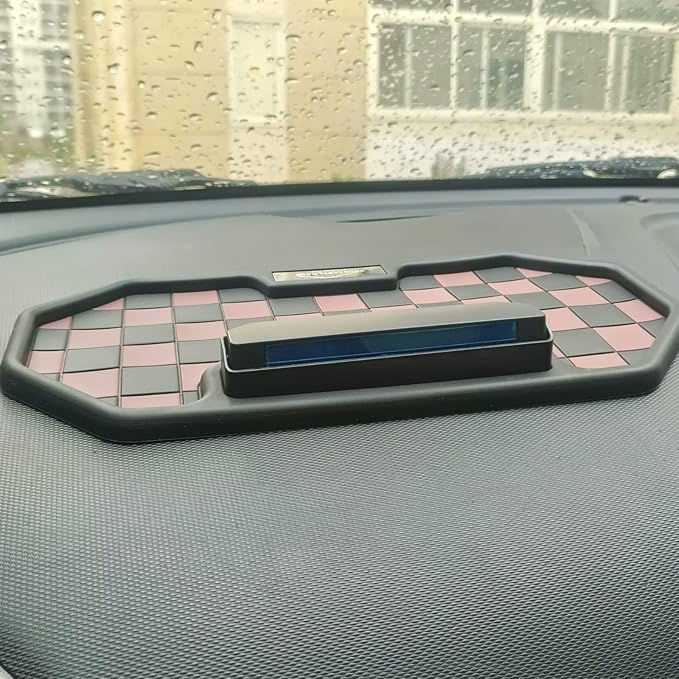 Yourkarts Anti-Slip Car Dashboard Mat for Phone, Universal Non-Slip Sticky Rubber Pad, Superior Anti-Slip Technology (Octagon